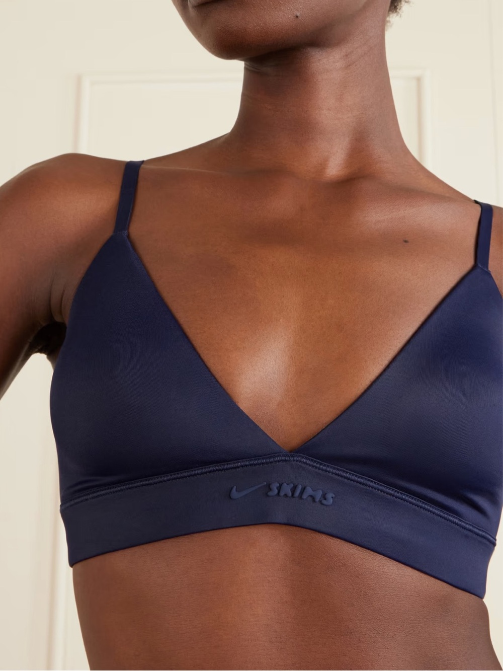 NikeSKIMS Shine Triangle Bra - Navy